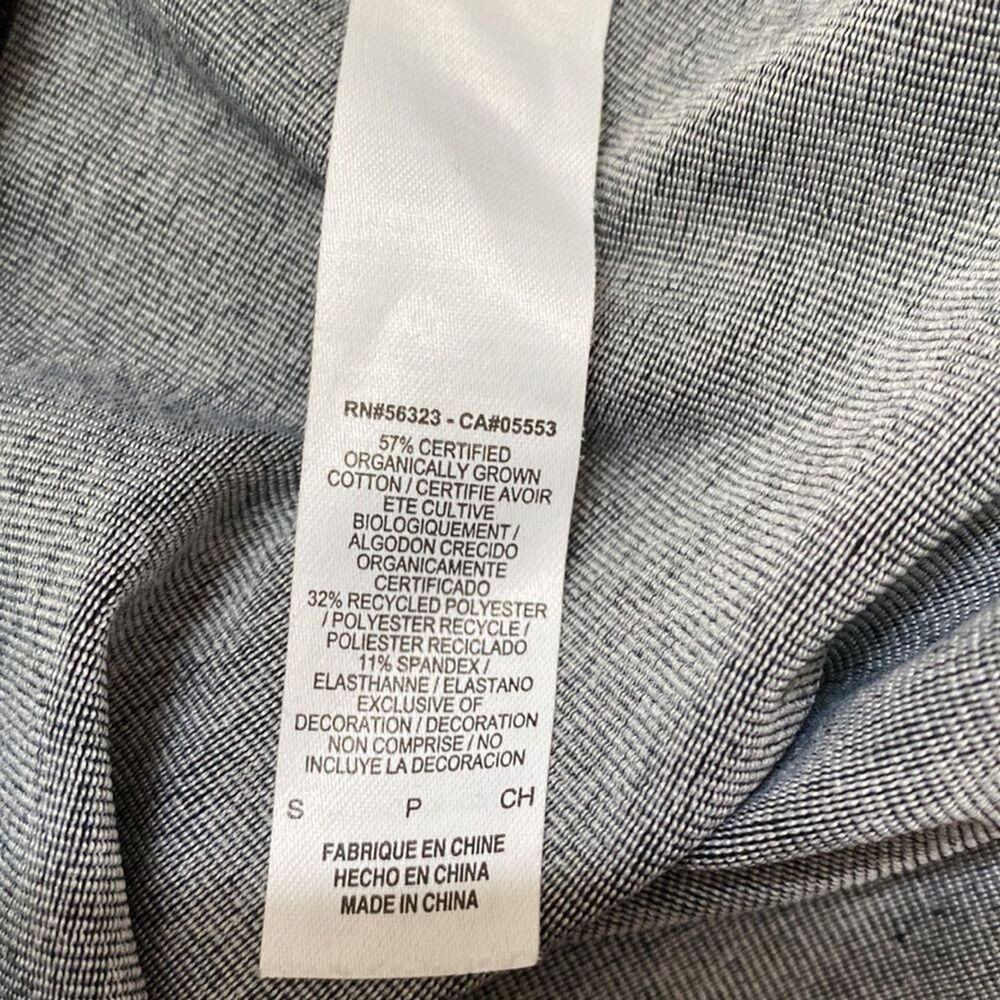 Y2K Vintage NIKE Swoosh Logo Leggings Dark Gray Womens Small Midrise 7/8 Run Gym - Picture 9 of 10